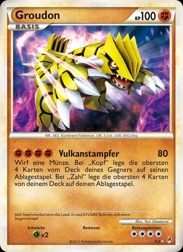 Carta Groudon