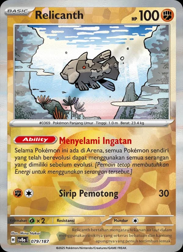 Carta Relicanth