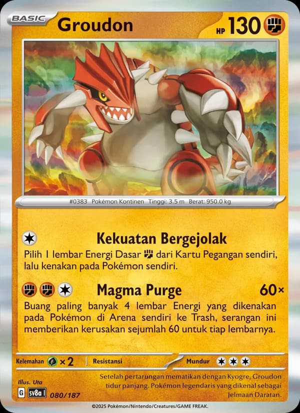 Carta Groudon